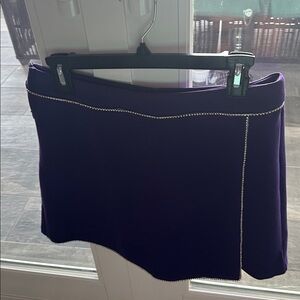 VENUS Deep Purple Skort  with Metallic Accents